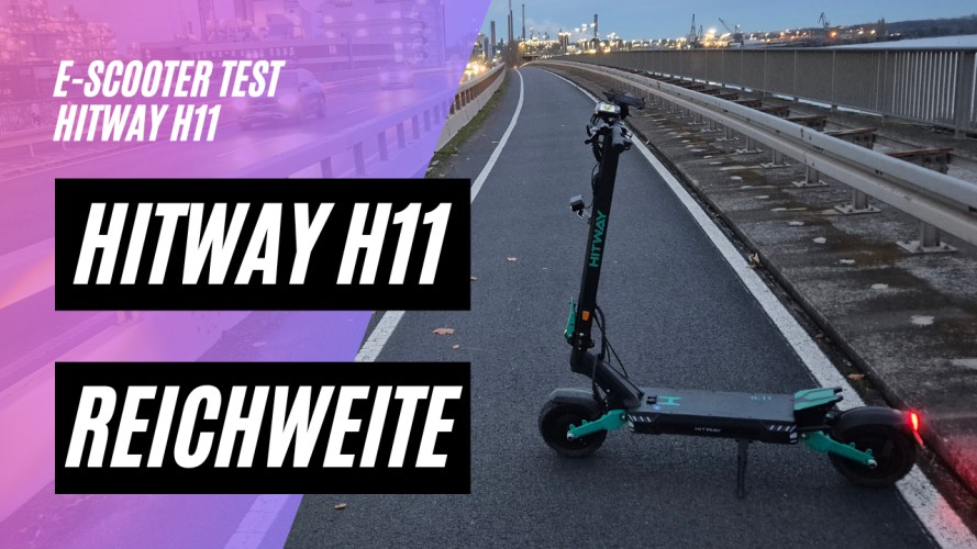 HITWAY H11 - Reichweitentest (52V; 23,4AH; 2x 250W)