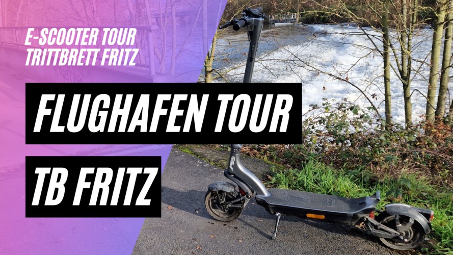 Trittbrett Fritz - Flughafen Tour (48V, 18AH, 500W)