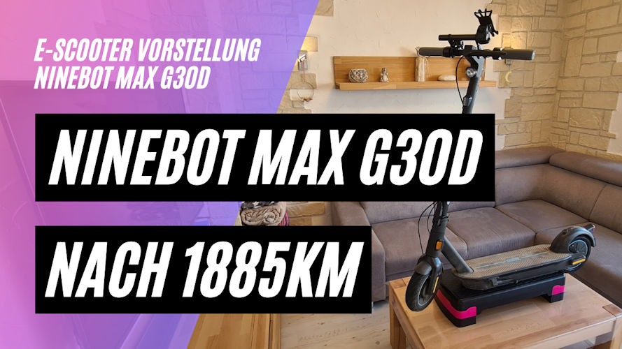 Ninebot Max G30D nach 1885 KM