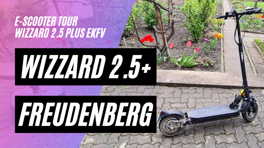Wizzard 2.5 Plus (eKFV) Bergfahrt extrem in Freudenberg.