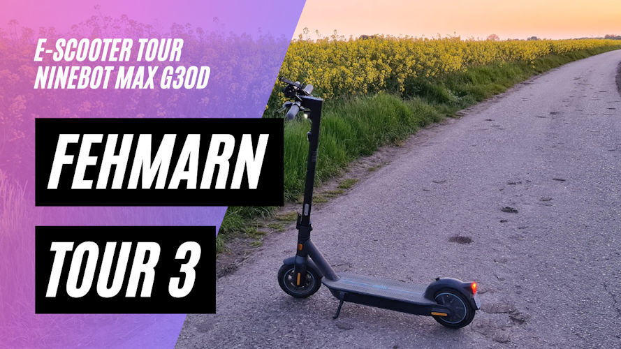 Fehmarn Tour 3 mit dem Ninebot Max G30D