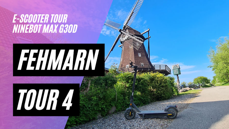 Fehmarn Tour 4 mit dem Ninebot Max G30D
