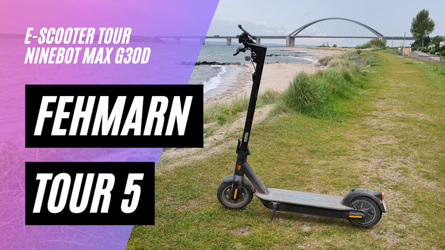 Fehmarn Tour 5 mit dem Ninebot Max G30D
