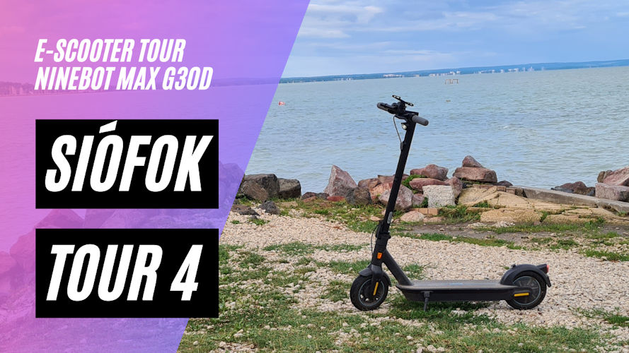 Siofok Tour 4 - Fahrt an der Steilküste und ein bisschen unfreiwillig Lost Place - Ninebot Max G30D
