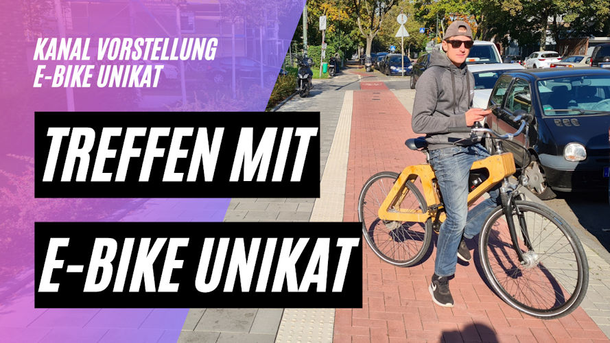Treffen mit Mark vom Kanal E-Bike Unikat in Düsseldorf