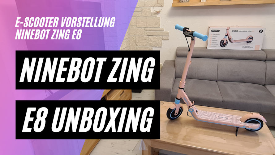 Unboxing des Ninebot Zing E8 Kinder E-Scooters. !!! Nicht erlaubt in Deutschland !!! Ab 6 Jahre.