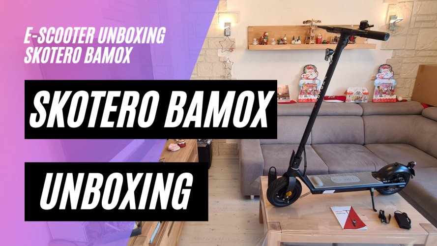 Skotero Bamox Unboxing (36V, 7,8AH, 350W)