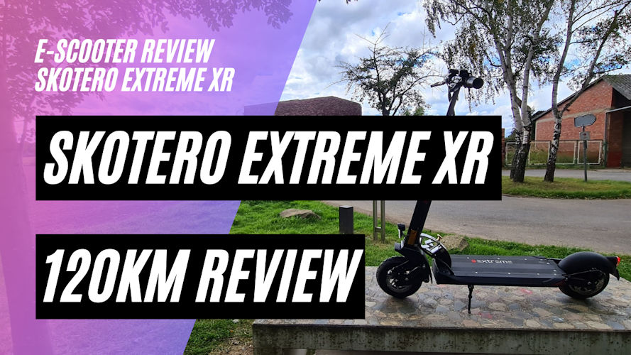 Skotero Extreme XR Review nach 120 km, Steigungstest, Reichweitentest und Performancetest