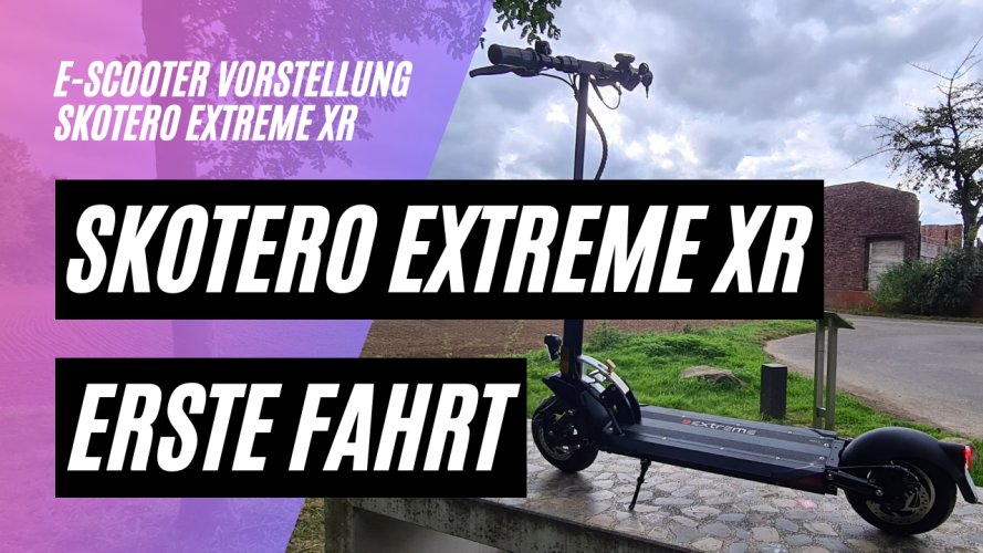 Erste Fahrt mit dem Skotero Extreme XR