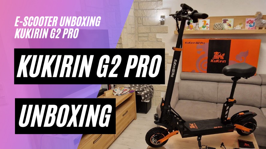 KuKirin G2 Pro Unboxing (48V; 15AH; 600W; 45km/h)