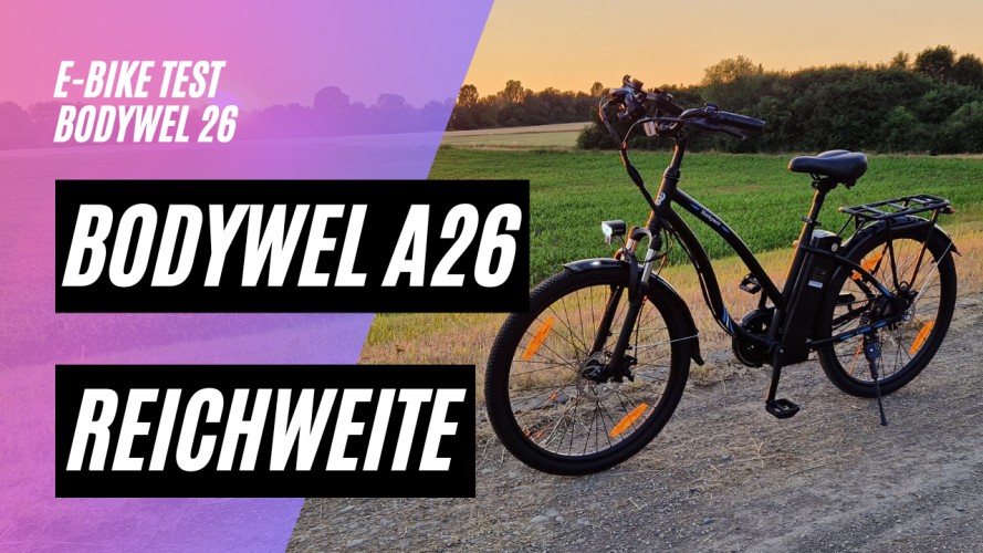 Bodywel A26 - Reichweitentest (250W, 36V,15AH)