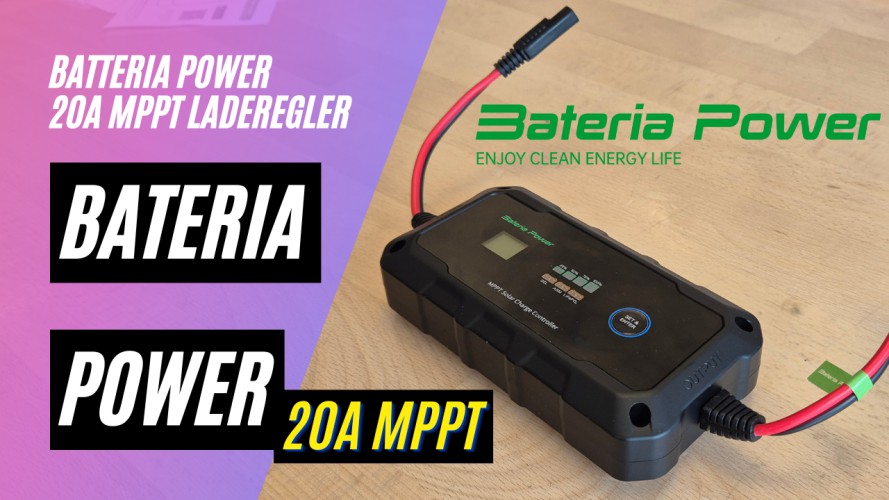 Bateria Power 20A MPPT Laderegler mit Bluetooth