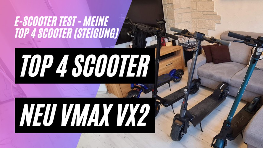 Die meiner Ansicht vier stärksten E-Scooter auf dem deutschen Markt - Soflow Trittbrett VMAX IOHAWK
