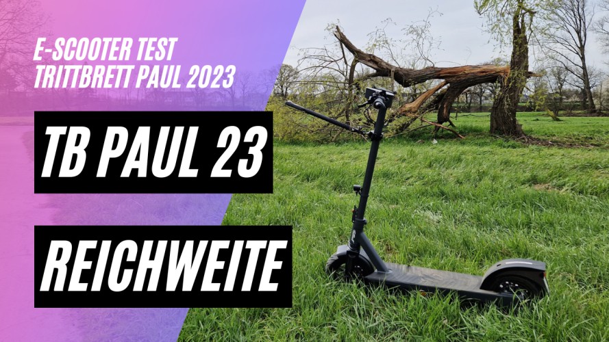 Trittbrett Paul 2023 - Reichweitentest (48V, 19,6AH, 500W)