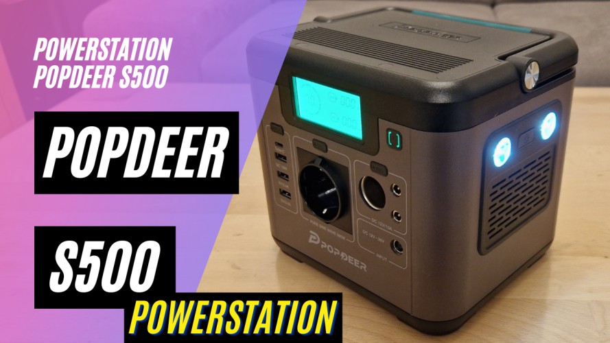 POPDEER S500 Powerstation Vorstellung ( 518,4WH / 500W ) - Ideal für unterwegs