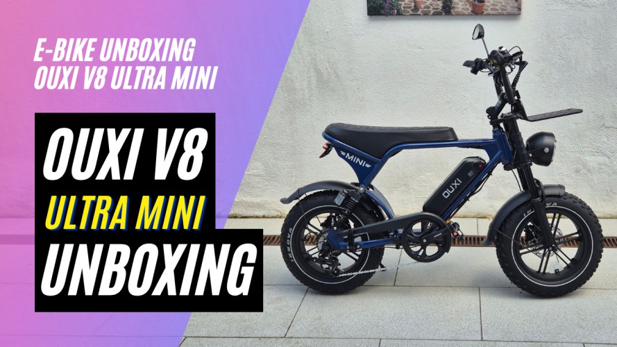 OUXI V8 Ultra Mini E-Bike - Unboxing und Probefahrt (36V; 10,4AH; 250W)