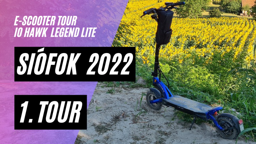 1. Siófok Tour 2022 mit dem IO HAWK Legend Lite 28,6AH