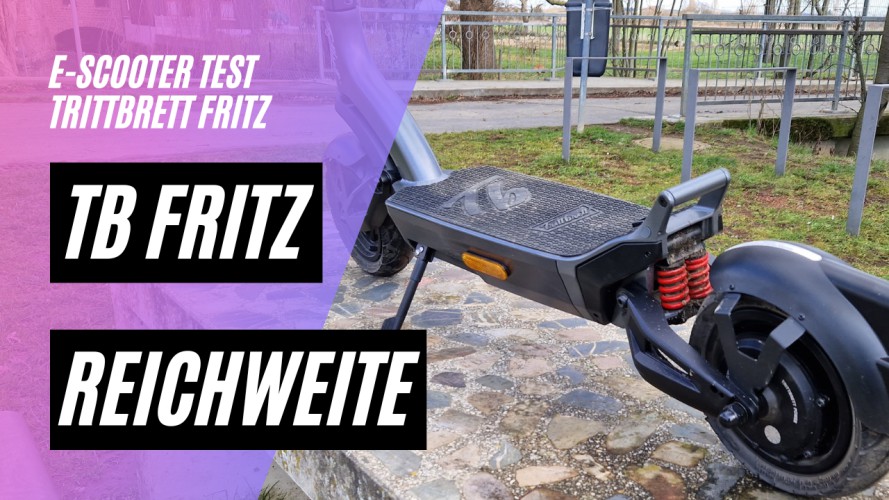 Trittbrett Fritz - Reichweitentest (48V, 18AH, 500W)