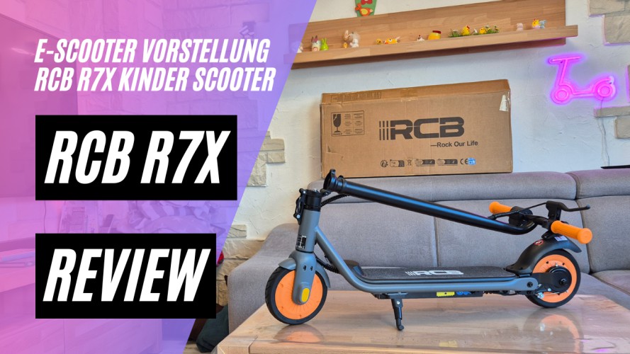 RCB R7X Kinder E-Scooter - Vorstellung (8 - 12 Jahre, bis 50kg)