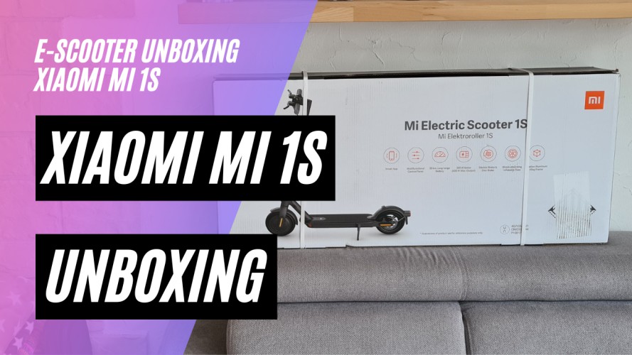 Xiaomi MI 1S - Unboxing (300W, 7,65AH, 36V)