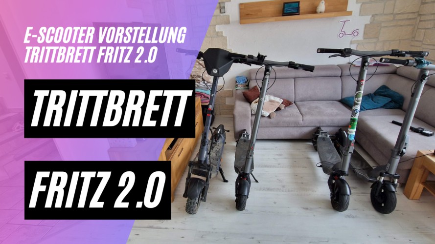 Trittbrett Fritz 2.0 ✨ Vorstellung (48V, 18AH, 500W)