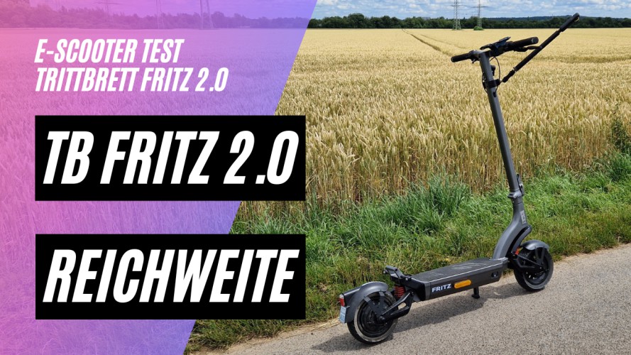 Trittbrett Fritz 2.0 - Reichweitentest mit dem neuen Fritz (48V, 18AH, 500W)