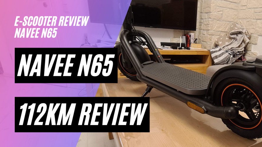 NAVEE N65 - Review + Navee N65i (mit ABE) Preview nach 112km (48V; 12,5AH; 500W; 25km/h)