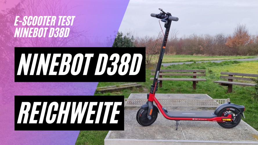 Ninebot D38D - Reichweitentest (36V; 10,2AH, 350W)