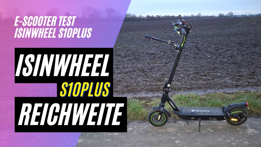isinwheel S10Plus - Reichweitentest (36V; 15AH; 500W)