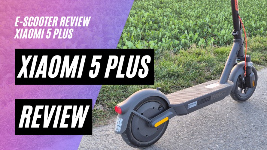XIAOMI 5 PLUS - Review nach ca. 55 km ( 48V; 10,2AH; 400W)