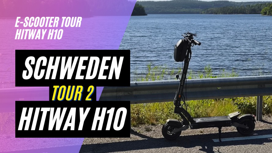 HITWAY H10 - Schweden Tour 2 - Sieben Seen Tour (48V; 28,6AH; 500W)