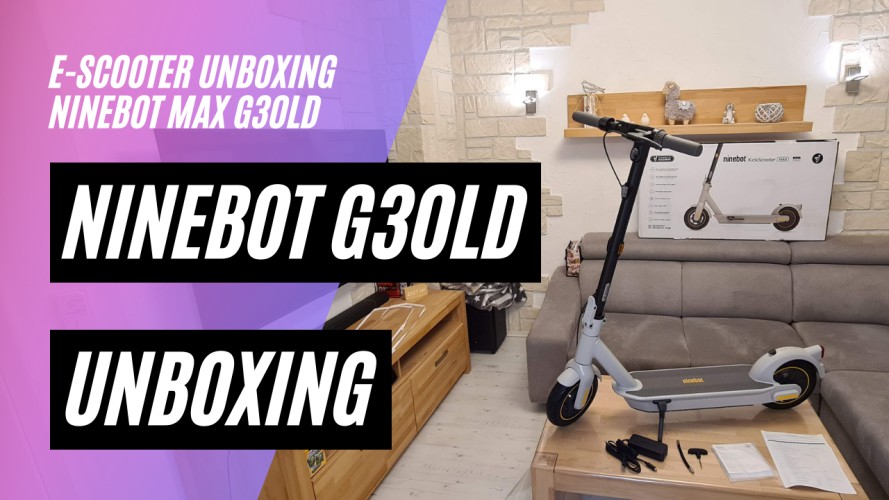 Ninebot Max G30LD Unboxing und News zu Ninebot. (36V; 10,2AH; 350W; 10 Zoll)