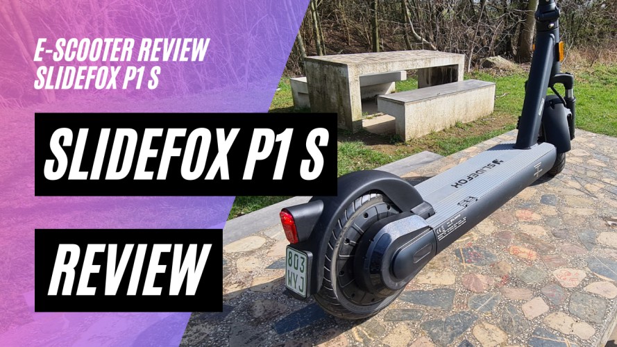 Slidefox P1 S Review (36V; 15,9AH; 500W; 10 Zoll)