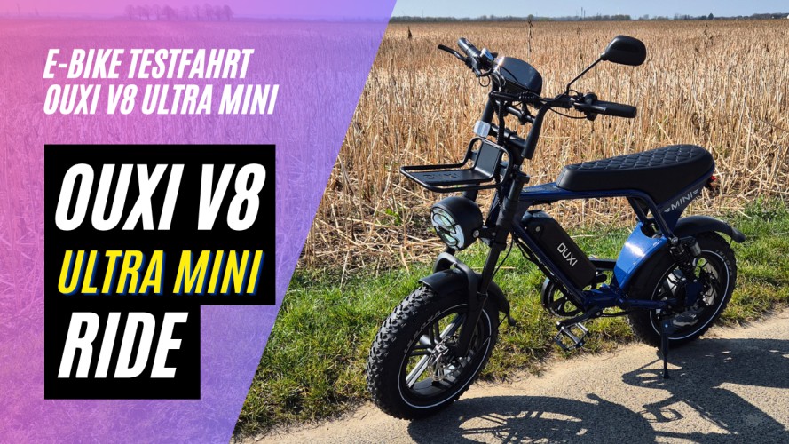 OUXI V8 Ultra Mini E-Bike - Testfahrt (36V; 10,4AH; 250W)