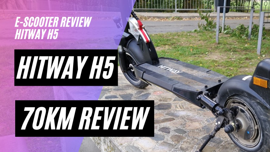 Hitway H5 Review nach 70km (48V, 10AH, 480W, Voll gefedert und Vollgummi Reifen)