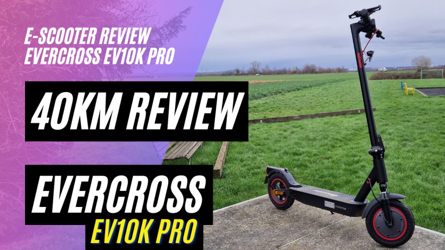 EVERCROSS EV10K Pro - Review nach ca. 40 km (36V 10,4AH, 400W) - vergleichbar RCB EV10K Pro
