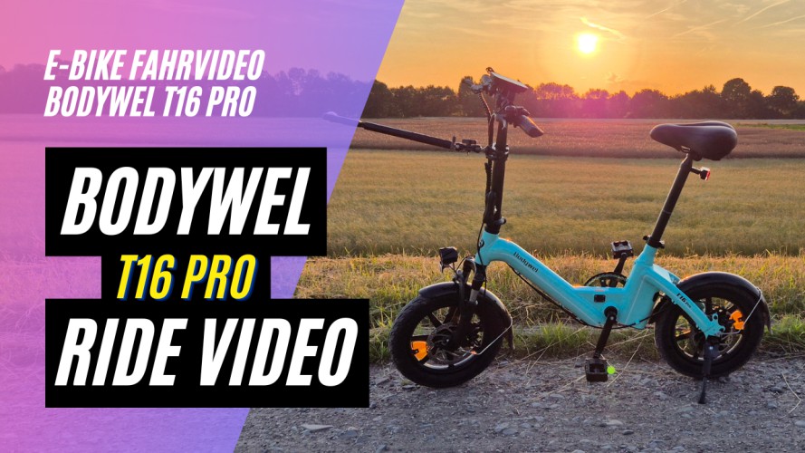 Bodywel T16 Pro - Ride Video (36V; 7,8Ah; 250W)
