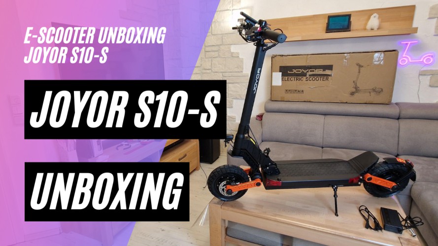 Joyor S10-S - Unboxing (2x1000W, 48V, 18AH)