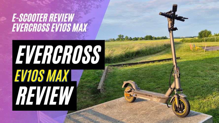 Evercross EV10S MAX - Review nach ca. 125 km (48V, 27AH, 500W)