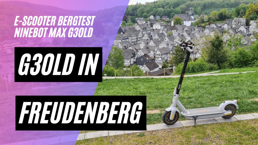 Ninebot Max G30LD Bergtest Extrem in Freudenberg