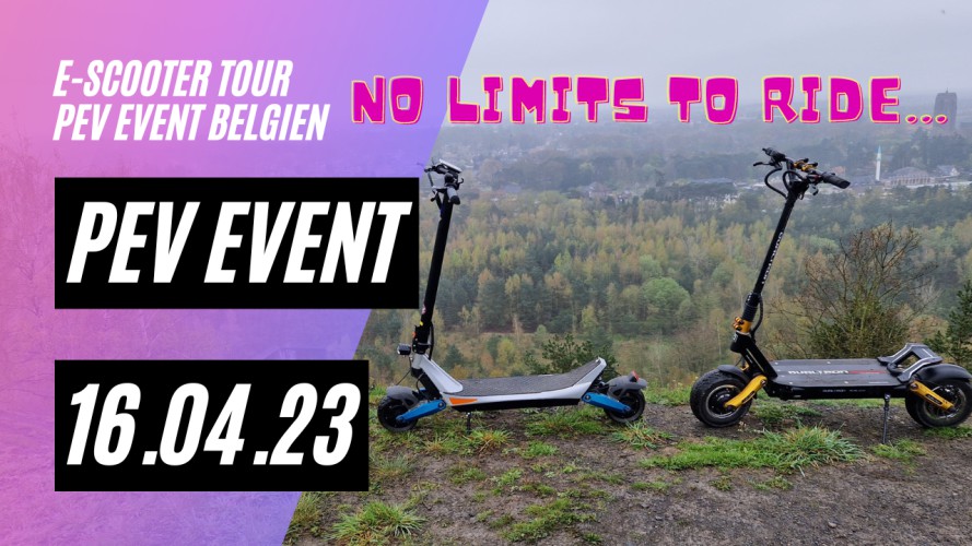PEV Event in Belgien 16.04.2023 from No Limits To Ride Electric