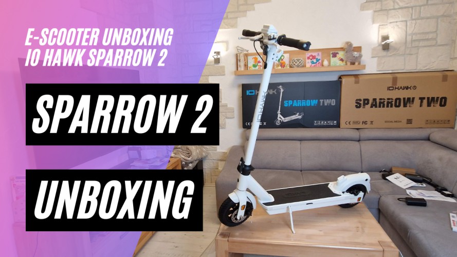 IO HAWK Sparrow 2 - Unboxing (48V, 20AH, 500W)