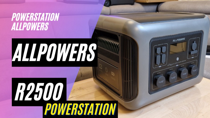 ALLPOWERS R2500 Powerstation ( 2016Wh / 2500W ) - Powerstation mit WLAN und Bluetooth