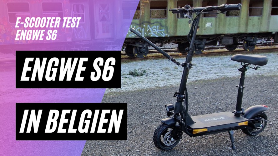 ENGWE S6 - Fahrt in Belgien - erster Eindruck (48V; 15,6AH; 500W)