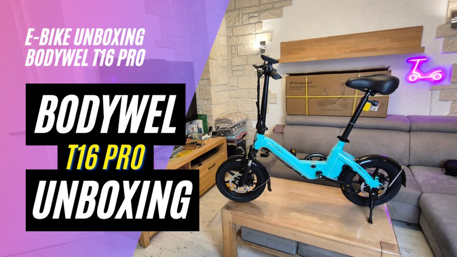 Bodywel T16 Pro - Unboxing und Probefahrt (36V; 7,8Ah; 250W)