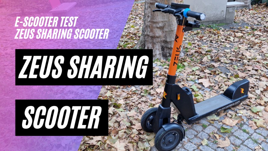 Zeus Sharing Scooter - E-Scooter mit drei Rädern