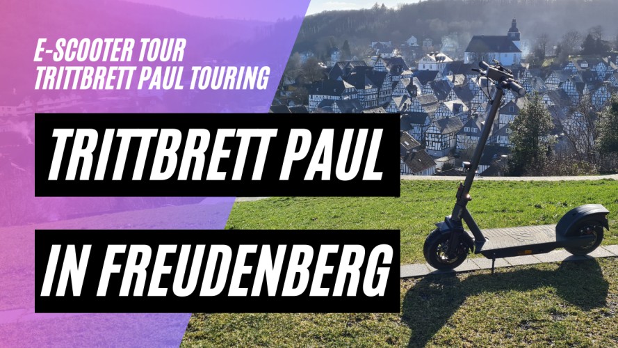 Trittbrett Paul Touring Bergfahrt extrem in Freudenberg (48V, 500W, 14,7AH)
