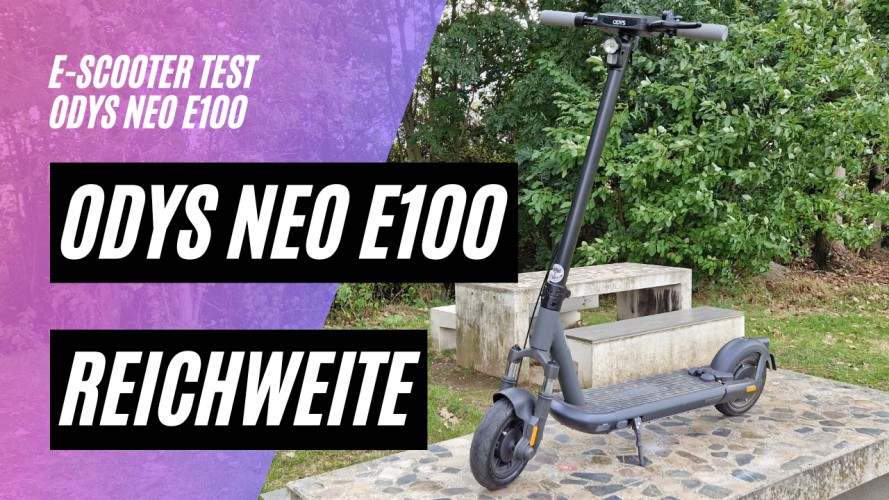 ODYS NEO E100 Reichweitentest (54V; 12,5AH; 500W; 140kg)