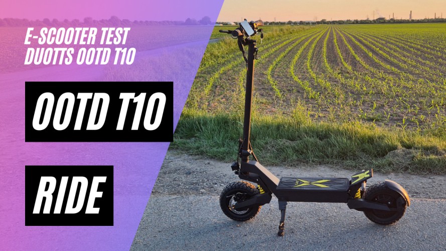 DUOTTS OOTD T10 - Ride Video (48V; 13AH; 500W)