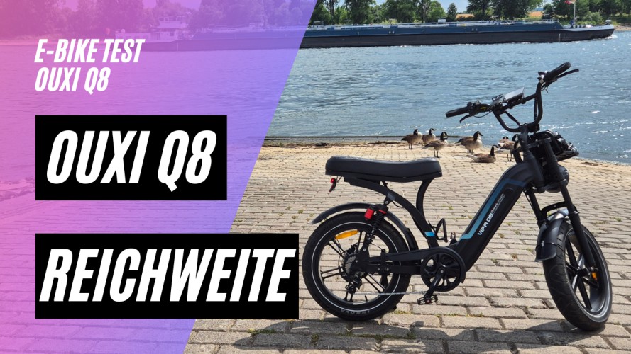 OUXI Q8 - Reichweitentest (48V; 15AH; 250W)
